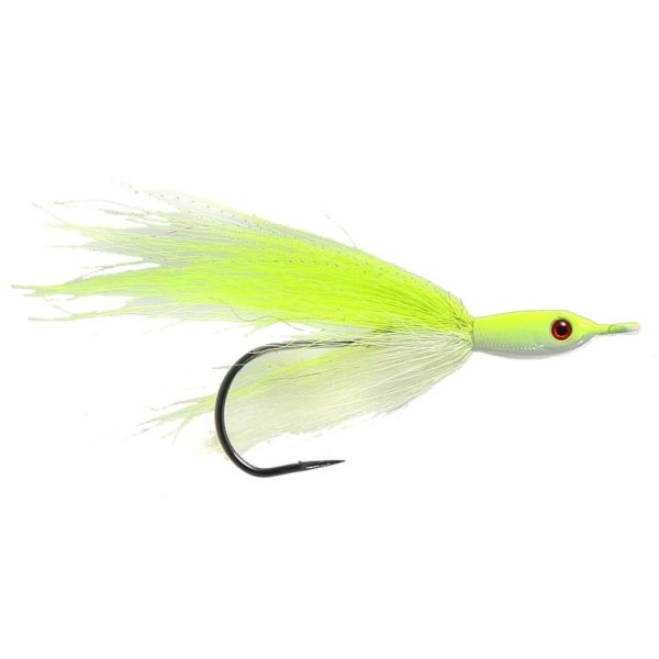 Jigging World Fluke Candy V2 Teasers - Bucktail - Chartreuse