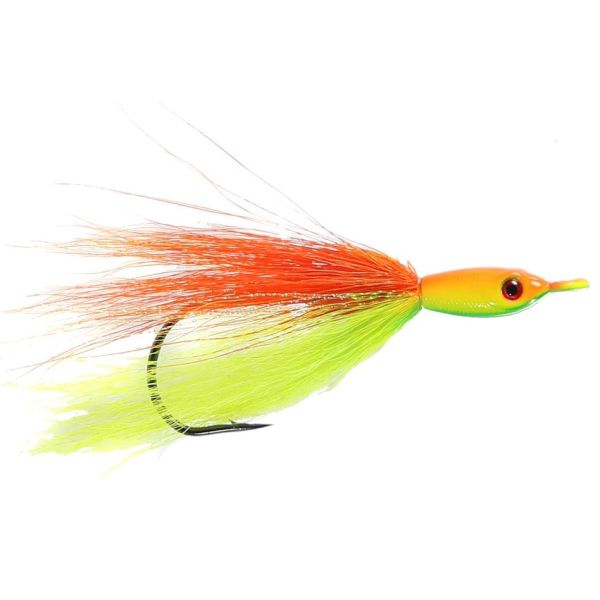 Jigging World Fluke Candy V2 Teasers - Bucktail - Fire Tiger