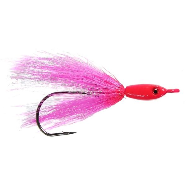 Jigging World Fluke Candy V2 Teasers - Bucktail - Pink