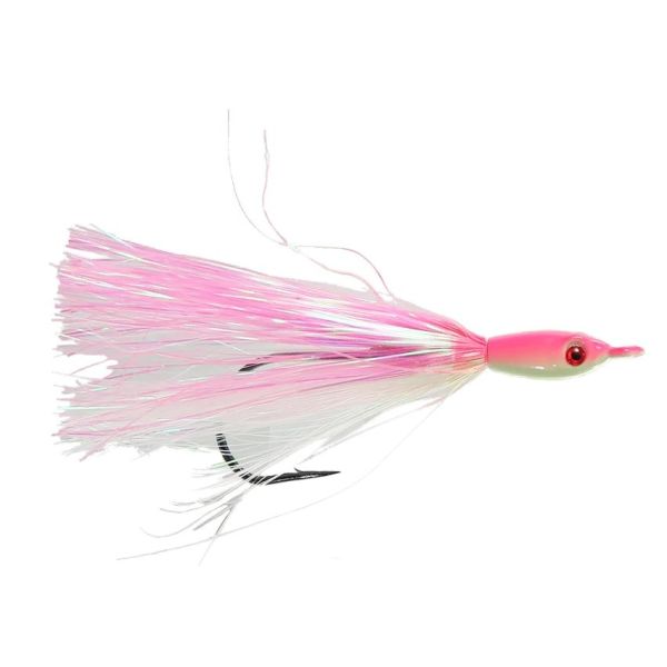 Jigging World Fluke Candy V2 Teasers - Bucktail - Pink Shine