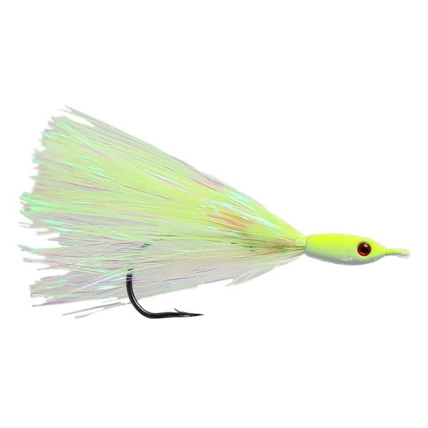 Jigging World Fluke Candy V2 Teasers - Mylar - Chartreuse