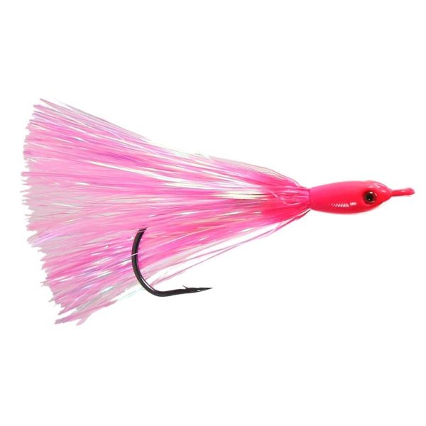 Jigging World Fluke Candy V2 Teasers - Mylar - Pink