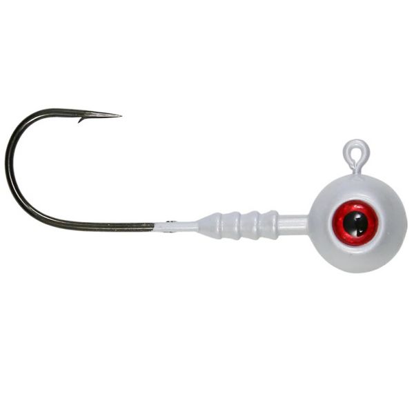 Jigging World Power Ball V2 Jig Head - 1oz - White