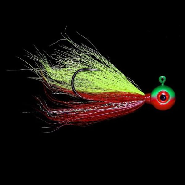 Jigging World Power Ball V2 Bucktail Jig - 1/2oz - Nuclear Chicken