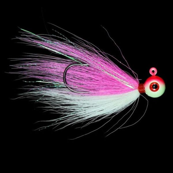 Jigging World Power Ball V2 Bucktail Jig - 1/2oz - Pink Shine