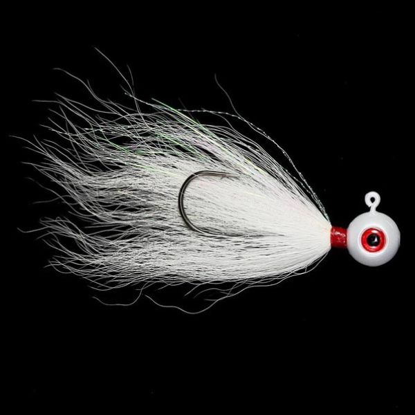 Jigging World Power Ball V2 Bucktail Jig - 1/2oz - White