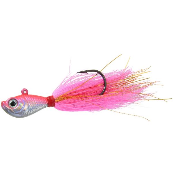 Jigging World Premium Bucktail V2 Jig - 1/2oz - Pink