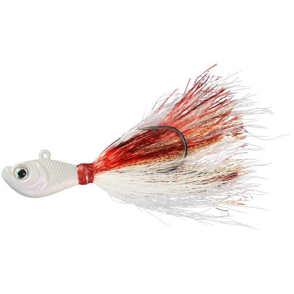 Jigging World Premium Bucktail V2 Jig - 1/2oz - White