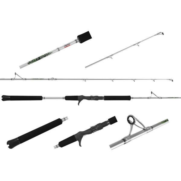 Jigging World JW-SBJ581C-450 Silver Bullet Jigging Casting Rod