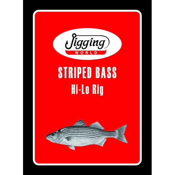 Jigging World Striped Bass Hi-Lo Inline Circle Hook Rig - 4/0