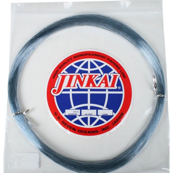 Jinkai 100 Yd. Leader Coil 50 Lb. Test Smoke Blue