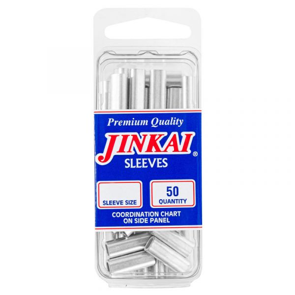 JINKAI Monofiliment/Fluorocarbon Sleeves Box of 50