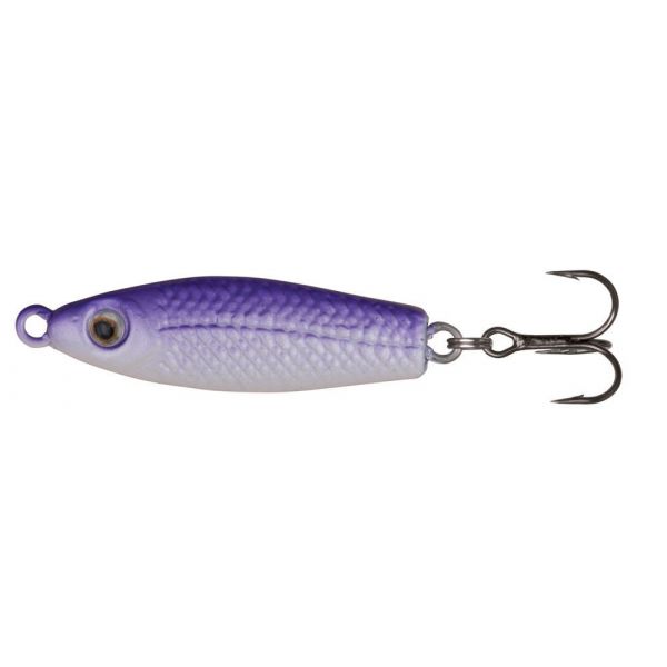 Johnson Rattlin Scout Spoon Ice - 1in - Purple/Pearl