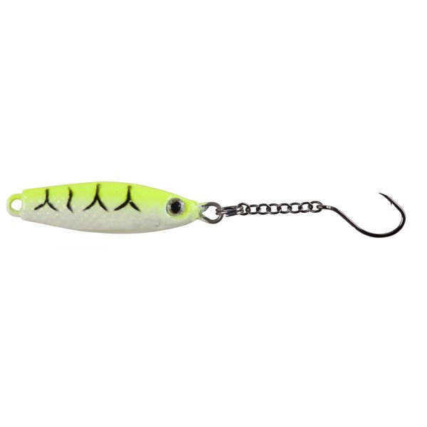 Johnson Snare Spoon - 1-3/8in - Chartreuse Glow Tiger