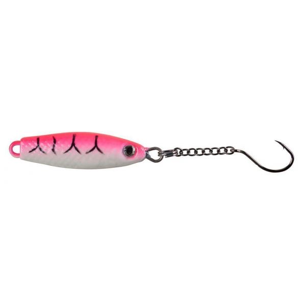 Johnson Snare Spoon Ice 1-1/8in - Pink Glow Tiger