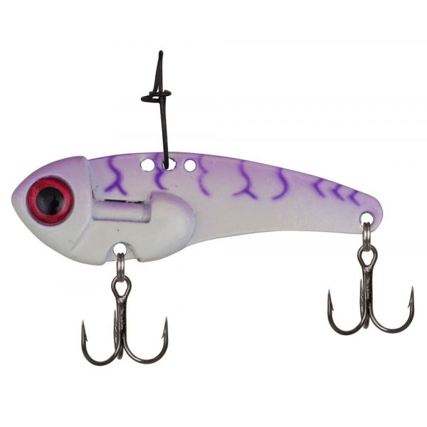 Johnson Thinfisher Ice - 1-3/8in - UV Purple Tiger Glow