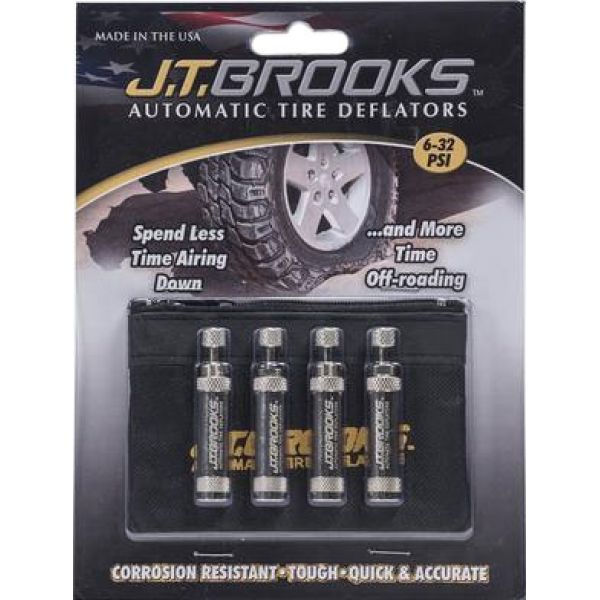 J.T. Brooks Automatic Tire Deflators - 4 Pack