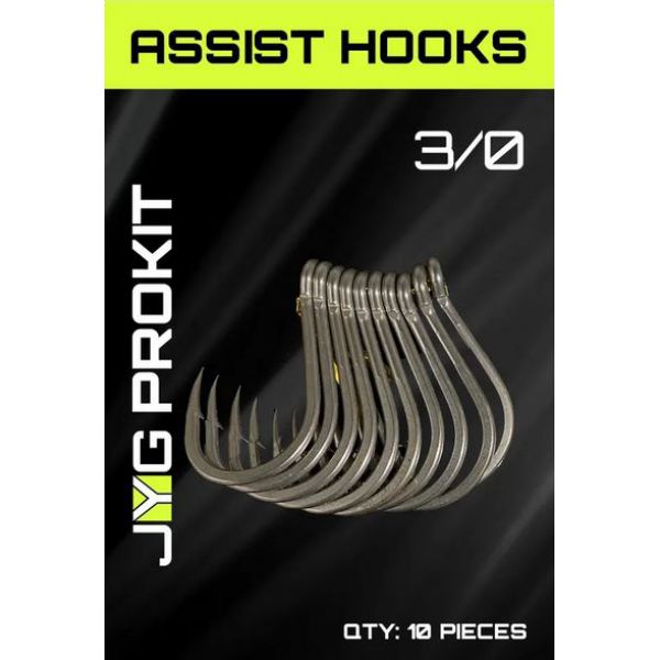 JYG Profishing Assist Hook - 3/0 - 10 Pack