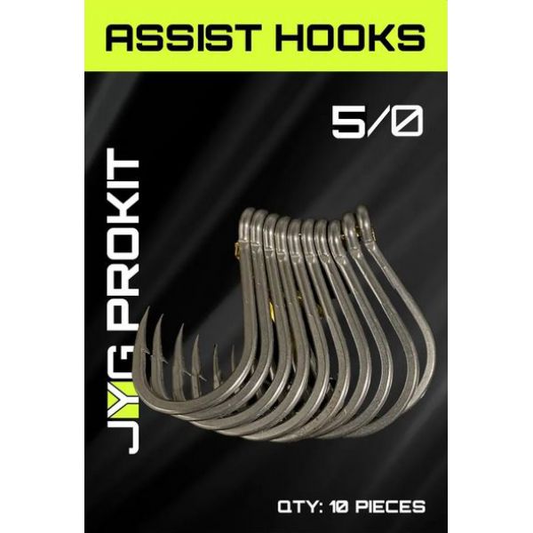 JYG Profishing Assist Hook - 5/0 - 10 Pack