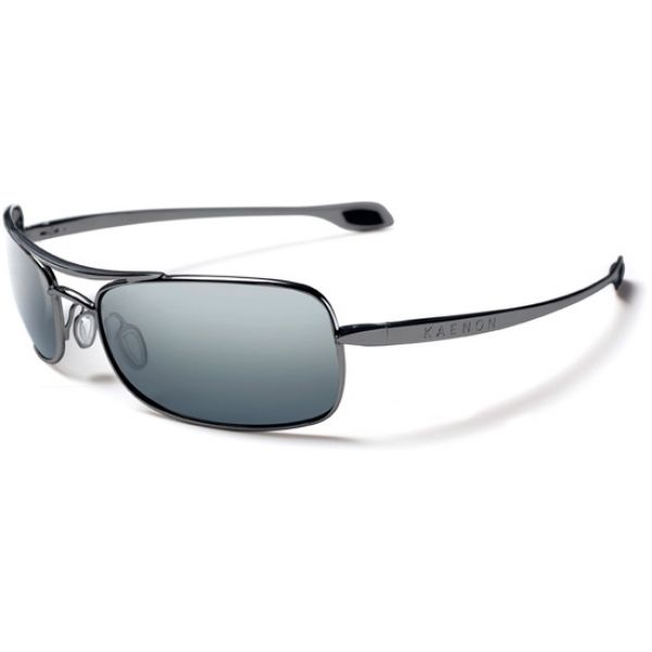 Kaenon Basis Sunglasses 302-03-G12 Black Chrome Frame G12 Lens