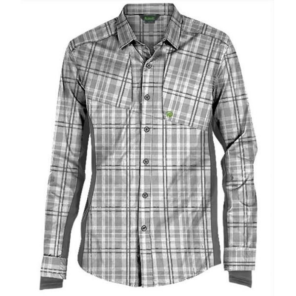 Kast 1501 Gear Recon Guide Shirt - Grey Plaid - Small