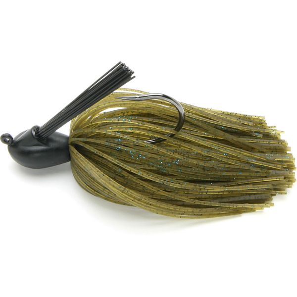 Keitech Tungsten Model I Casting Jig 1/2oz Green Pumpkin Blue Flake