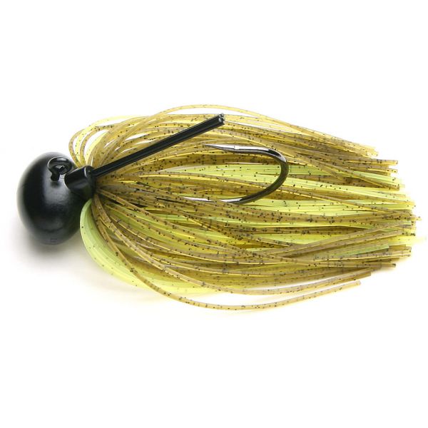 Keitech Tungsten Model II Football Jig 1/2 oz Green Pumpkin / Chart