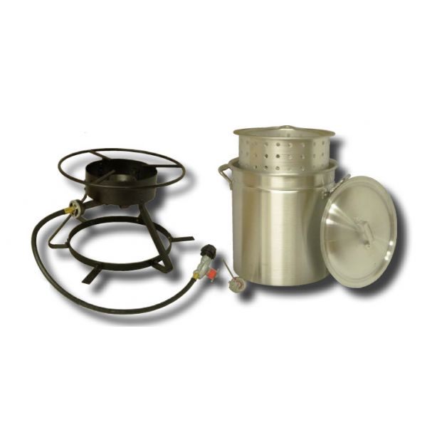 King Kooker 5012 Boiling/Steamer Outdoor Cooker Package 