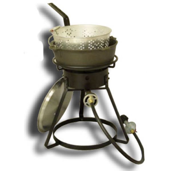 King Kooker Cast Iron Fish Fryer 16in