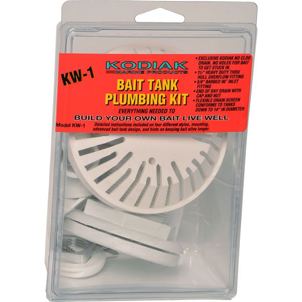 Kodiak KW1 Bait Tank Plumbing Kit