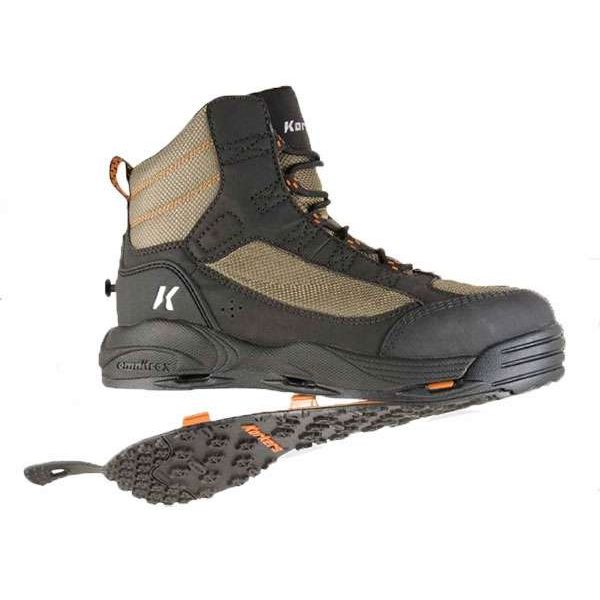 Korkers Greenback Wading Boot - Kling-On/Studded Kling-On Soles - 7