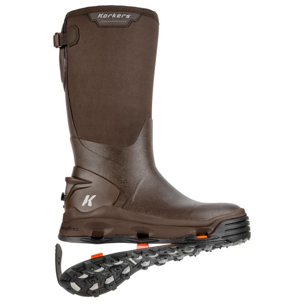 Korkers Neo Storm Boot - Brown - All Terrain Sole - 8