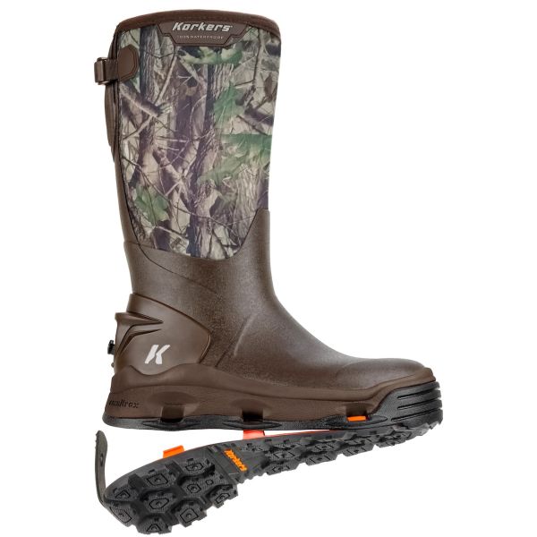 Korkers Neo Storm Boot - Camo - 90 Degree Sole - 8