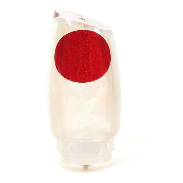 Koya Large Poi Dog Plunger Lure Head - Clear Top / White Shell