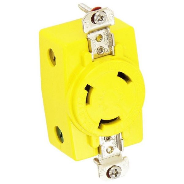 Hubbell #328DCR 3-Wire Receptacle