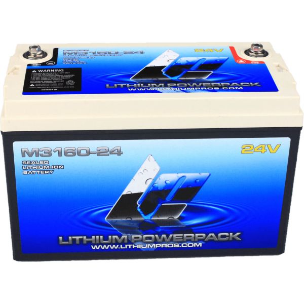 Lithium Pros M3160-24 Lithium Powerpack Trolling Battery - 25.6V/60 Ah