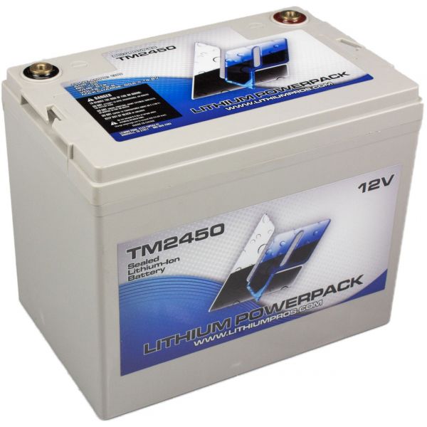 Lithium Pros TM2250 LiFePO4 Lithium Powerpack Battery - 12.8V/50 Ah