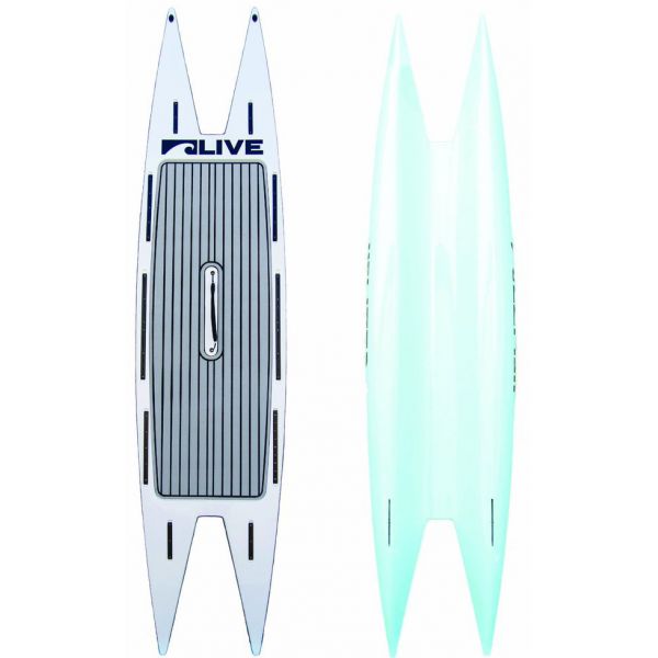 LIVE Watersports L2 Fish Paddle Board - 12 ft. 6 in. - Sea Foam