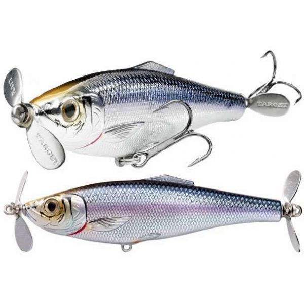 LIVETARGET BBP115T Blueback Herring Double Prop Lure