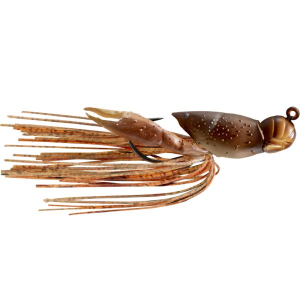 LIVETARGET Hollow Body Crawfish - 1-1/2in - Natural/Brown