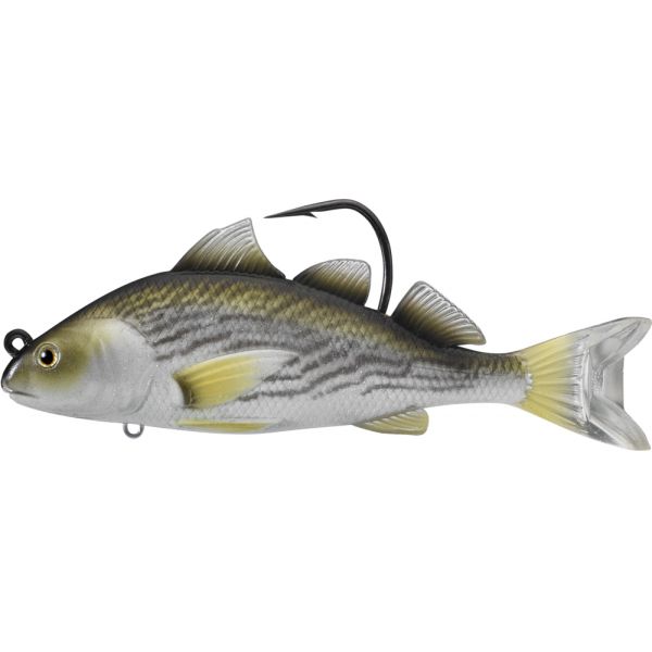 LIVETARGET Croaker Swimbait - 4in - Yellowfin Croaker