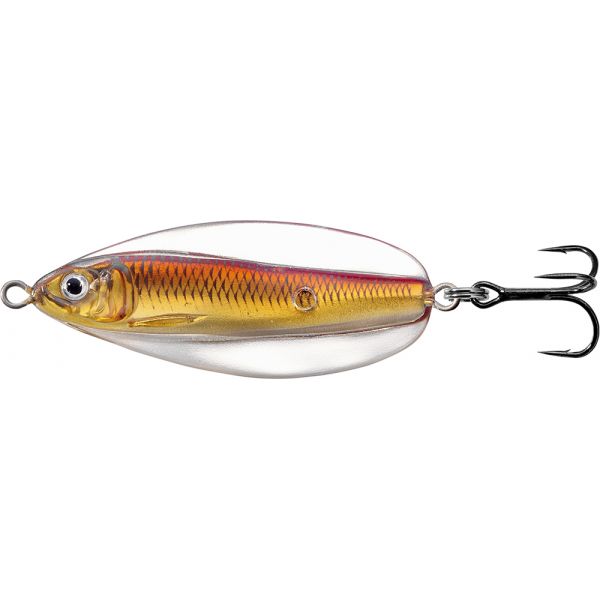 LIVETARGET Erratic Shiner Casting Spoon - 2in - Gold/Red