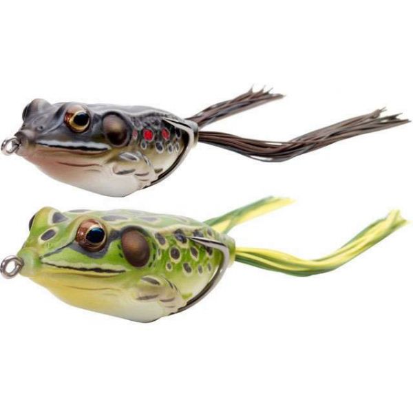 LIVETARGET FGH45T Frog Hollow Body Floating Lure 500 Green/Yellow