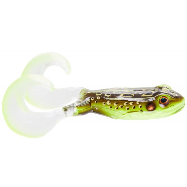 LIVETARGET Freestyle Frog Topwater - 3.5in - Fire Tip Chartreuse