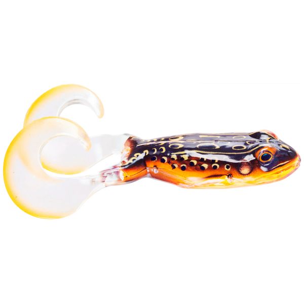 LIVETARGET Freestyle Frog Topwater - 3.5in - Fire Tip Orange