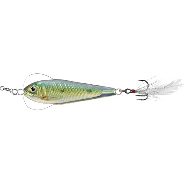 LIVETARGET Flutter Sardine Jigging Spoon - 1-3/4in - Gold/Green