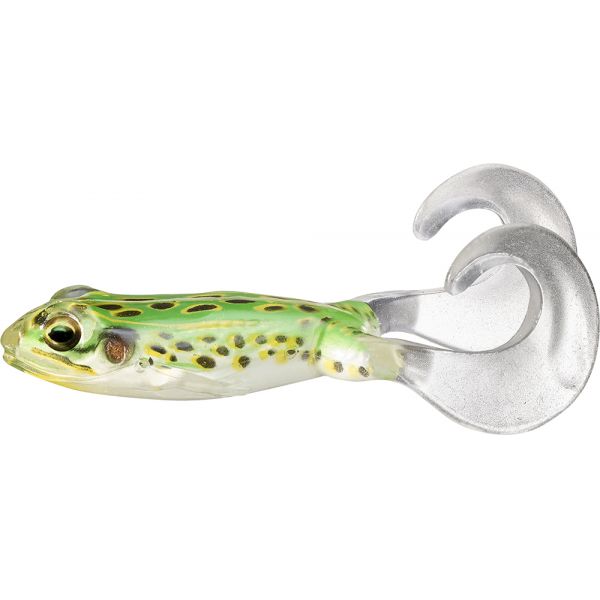 LIVETARGET Freestyle Frog - 4in - Floro Green/Yellow