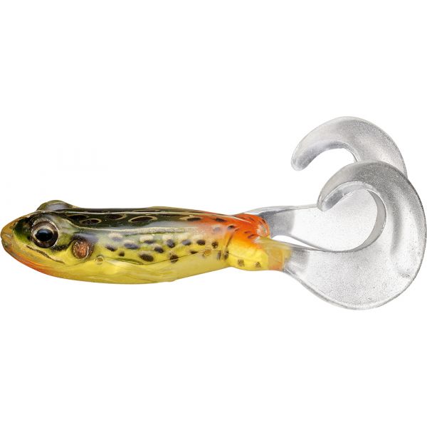 LIVETARGET Freestyle Frog - 4in - Emerald/Red