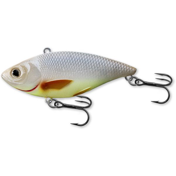 LIVETARGET Golden Shiner Lipless Rattlebait - 2in - Glow/White