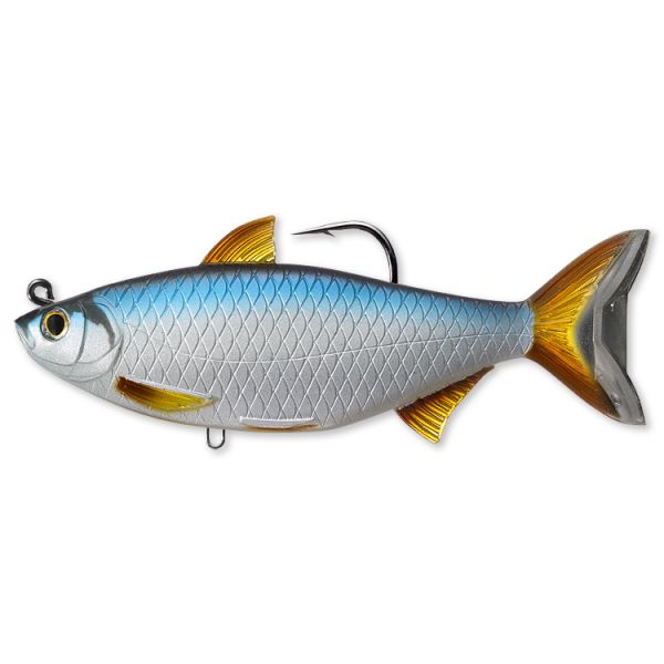 LIVETARGET Golden Shiner Swimbait - 8in - Silver/Blue